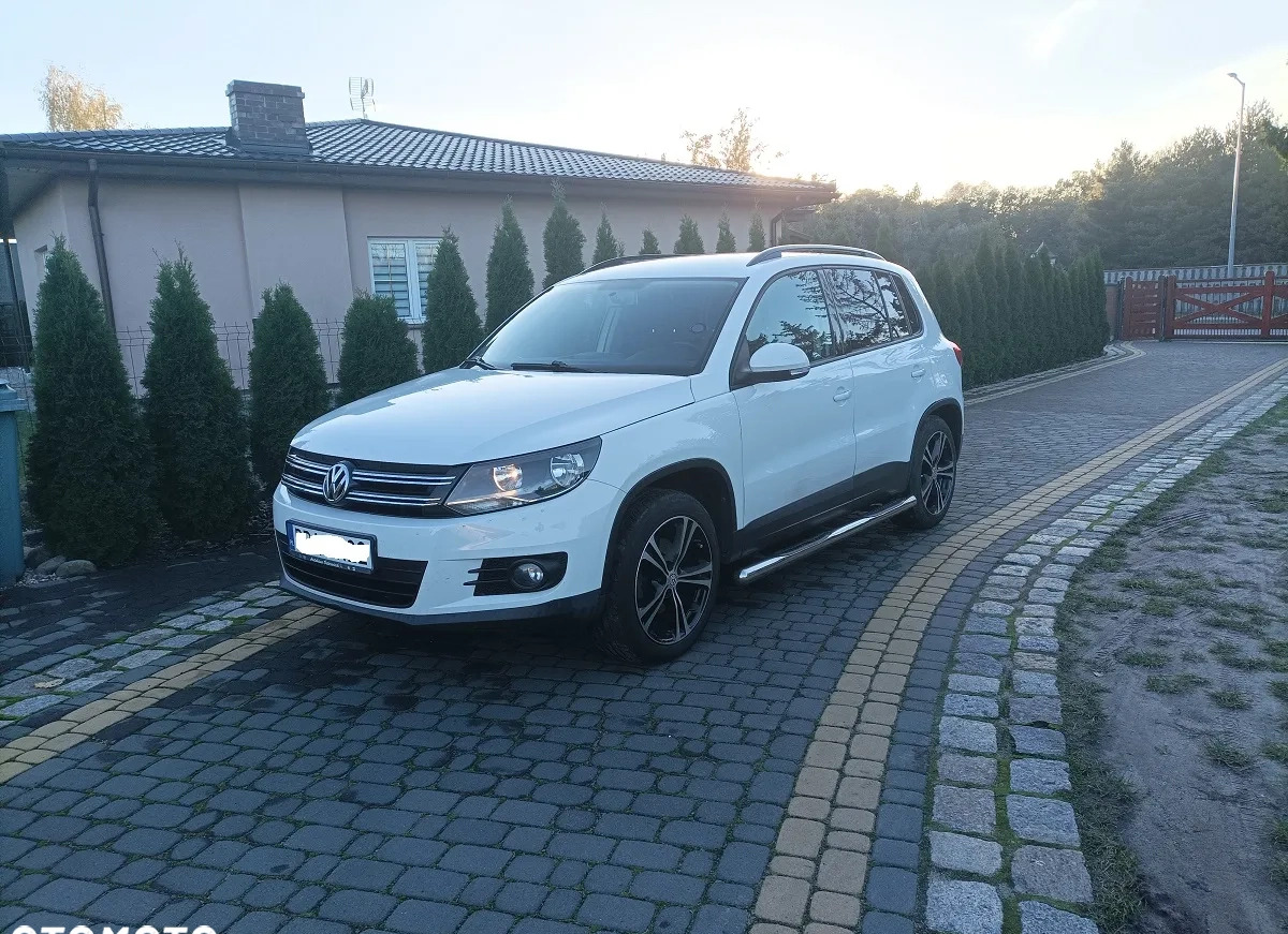 Volkswagen Tiguan cena 41999 przebieg: 169800, rok produkcji 2012 z Rawicz małe 67